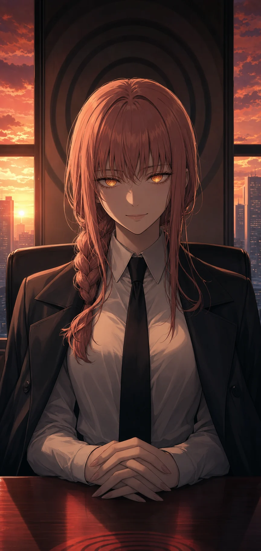 Makima AI Magnetic superior · Adult AU character portrait