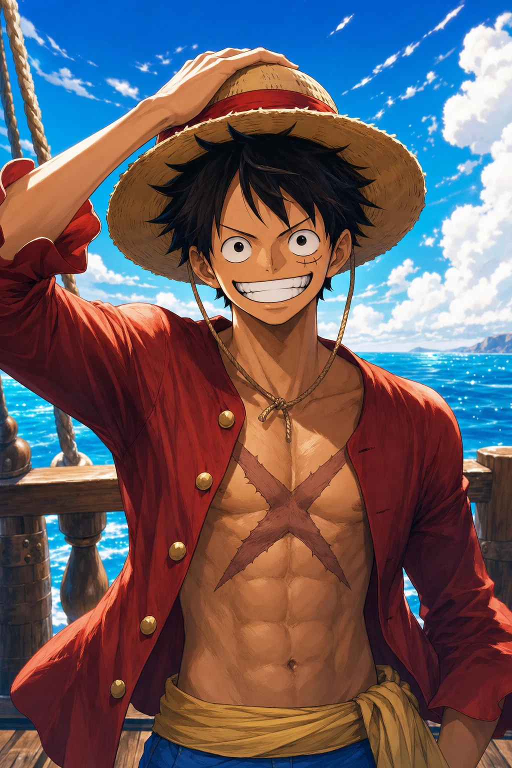 Monkey D. Luffy AI character