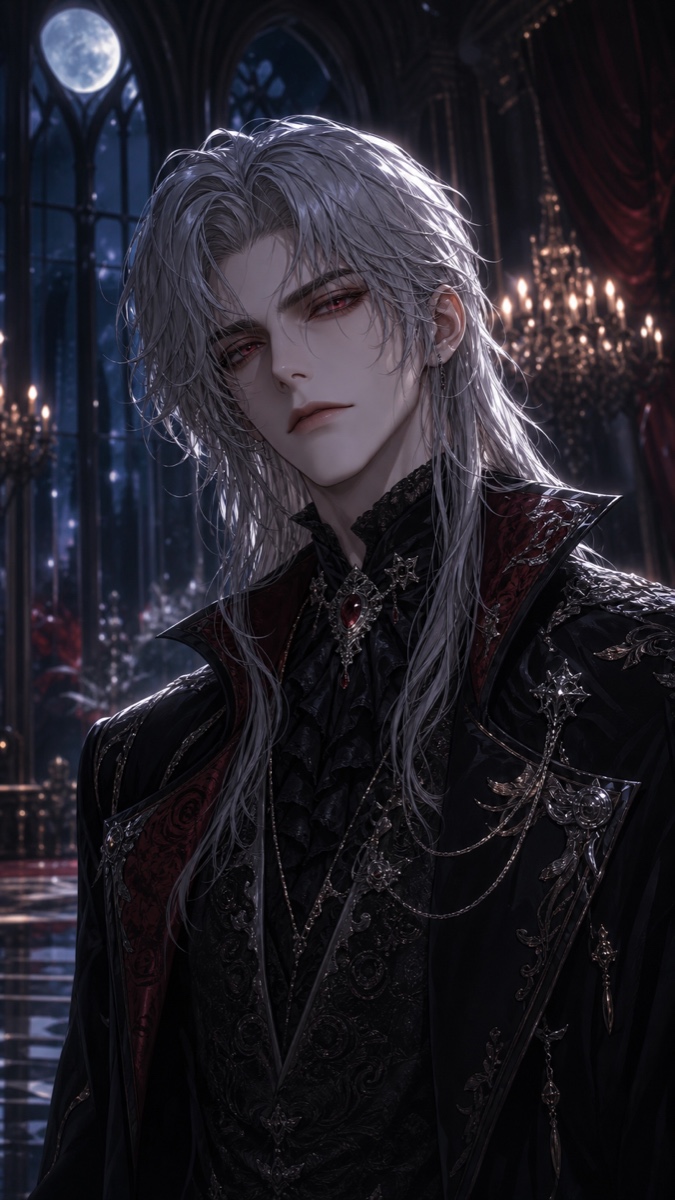 Lucien Valcourt AI Vampire Duke character portrait