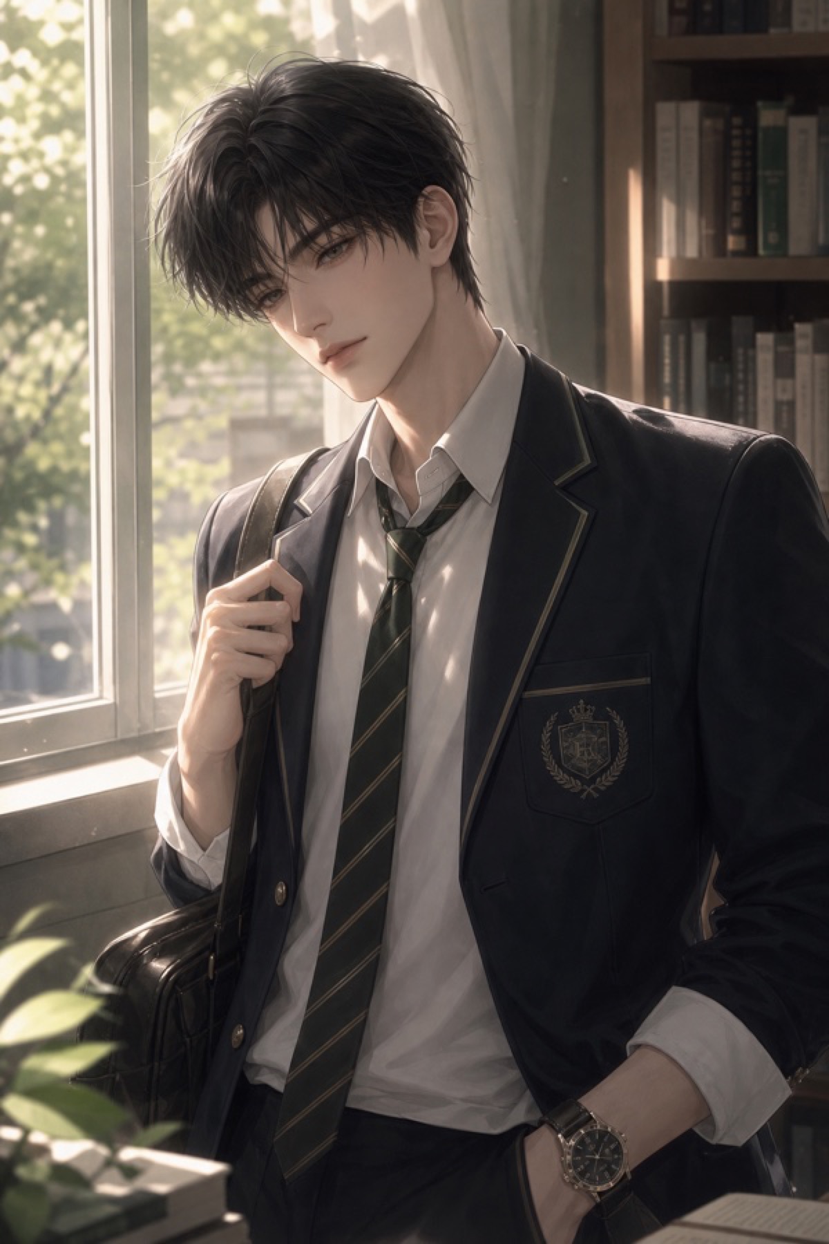 Nathaniel Reed AI Campus First Love character portrait