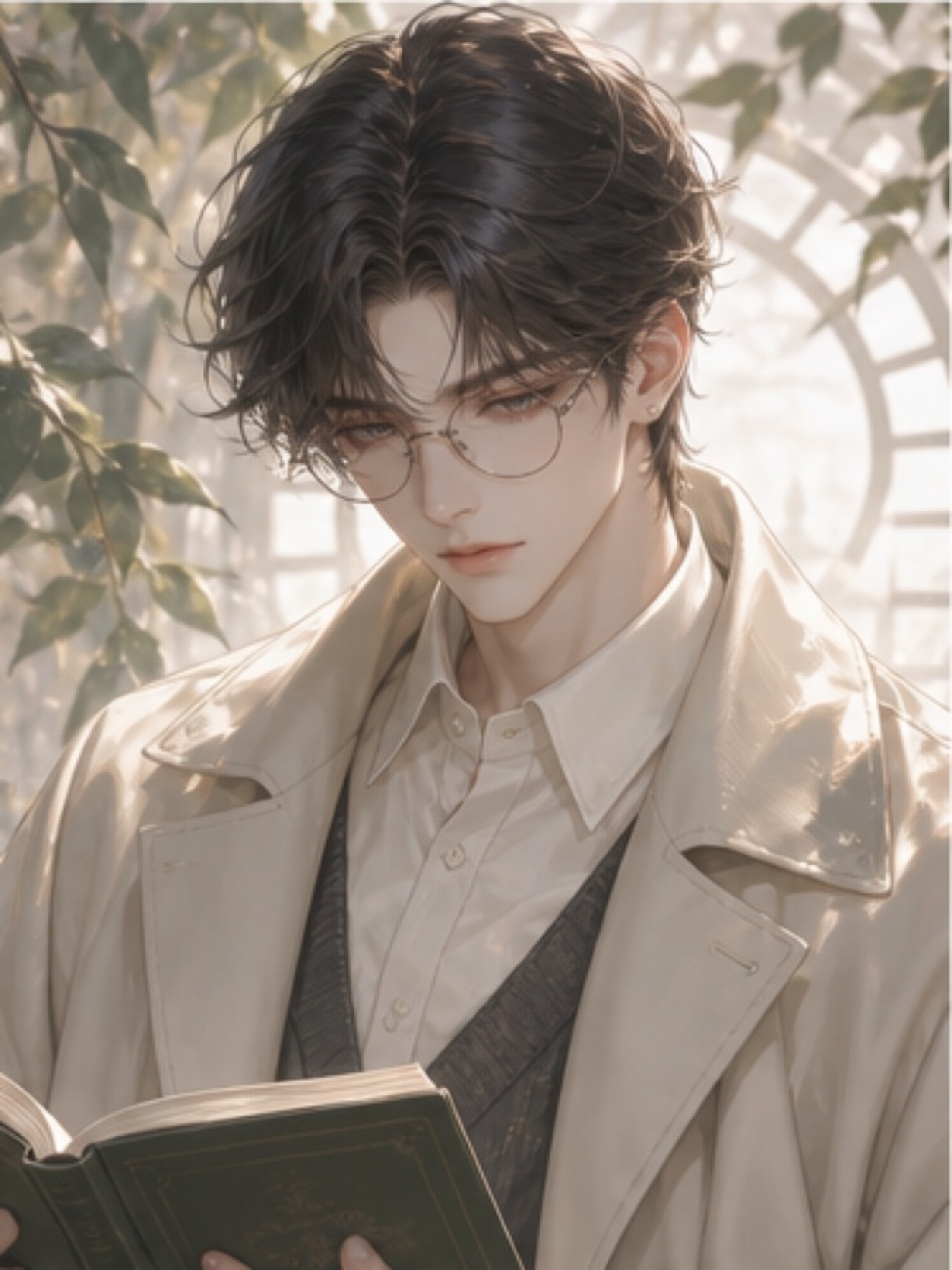 Rowan Hale AI Greenhouse Scholar character portrait